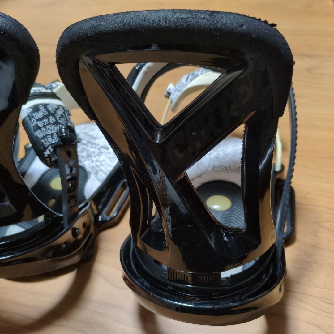 CARTEL スノーボードビンディング ブラック/ホワイト