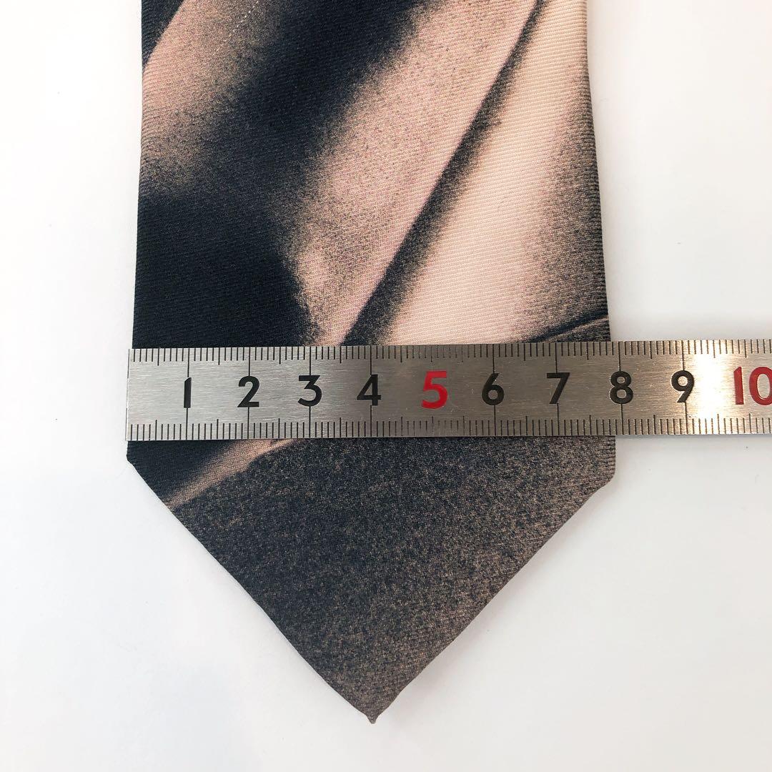 【美品】ポールスミス ネクタイ 総柄 ブラック系