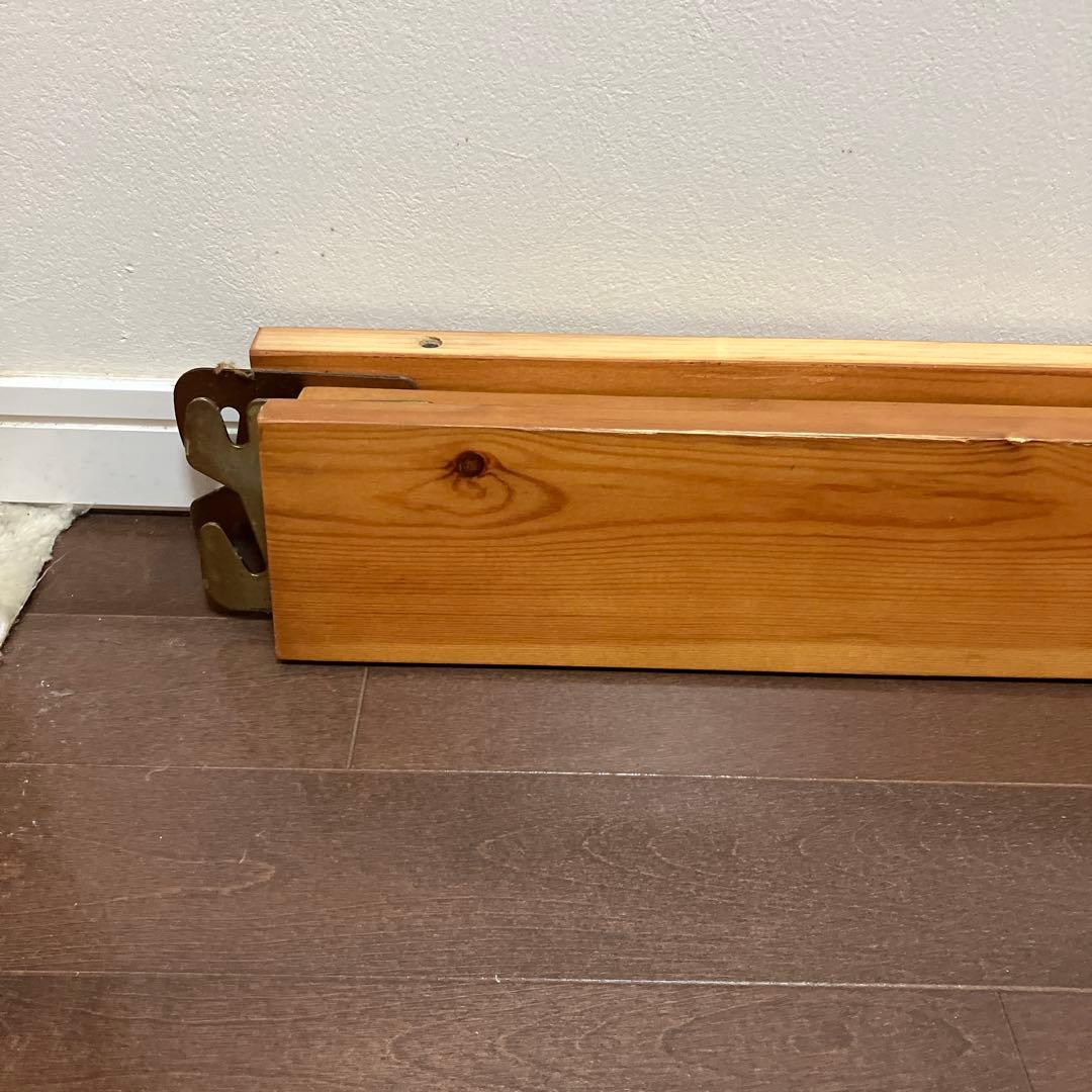 【送料込み匿名発送】【組み立て簡単】木製シングルベッドフレーム