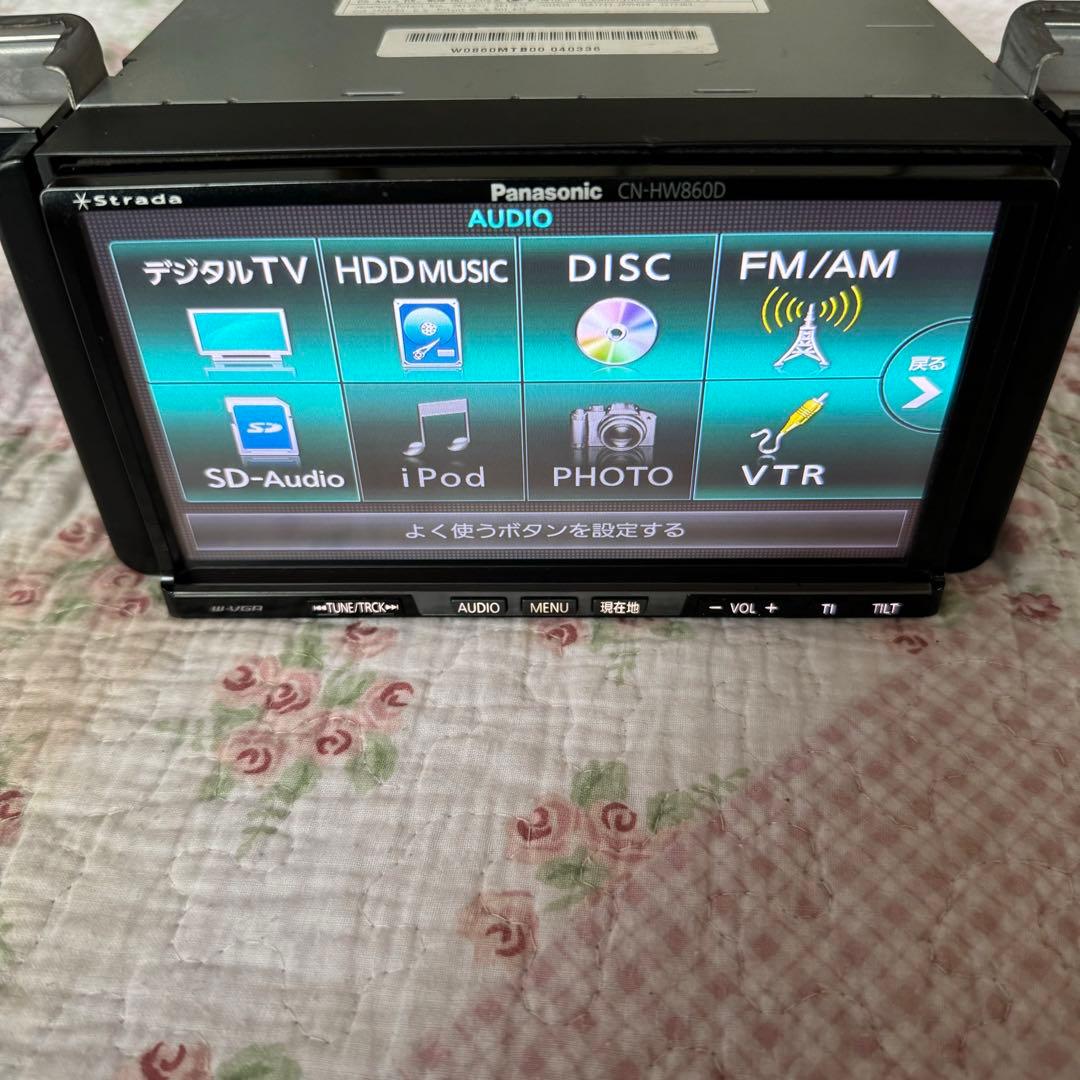CN-HW860D パナソニック ストラーダ HDDナビゲーション