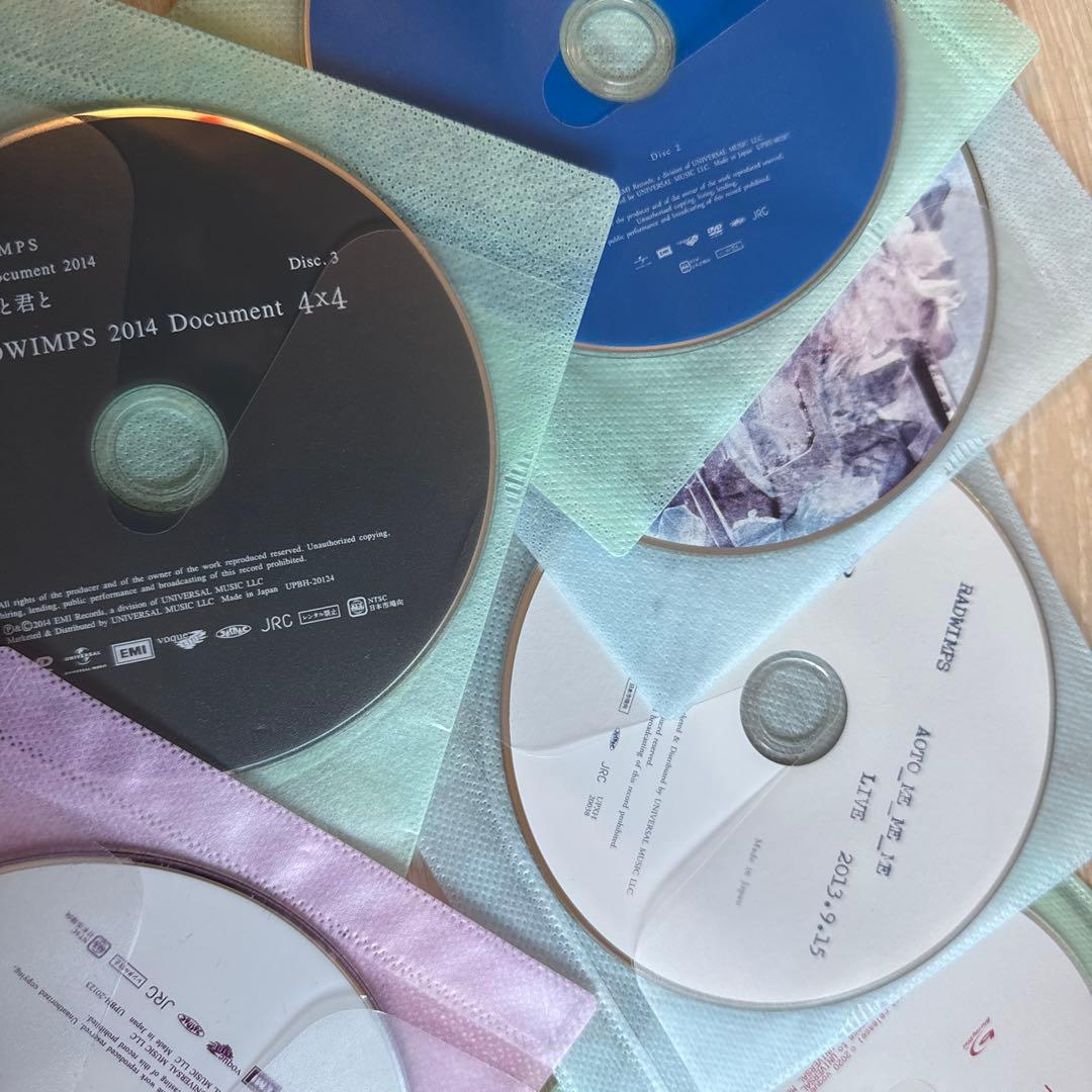 RADWIMPS【DISCのみ】 セット販売DVD＆BluRay12枚