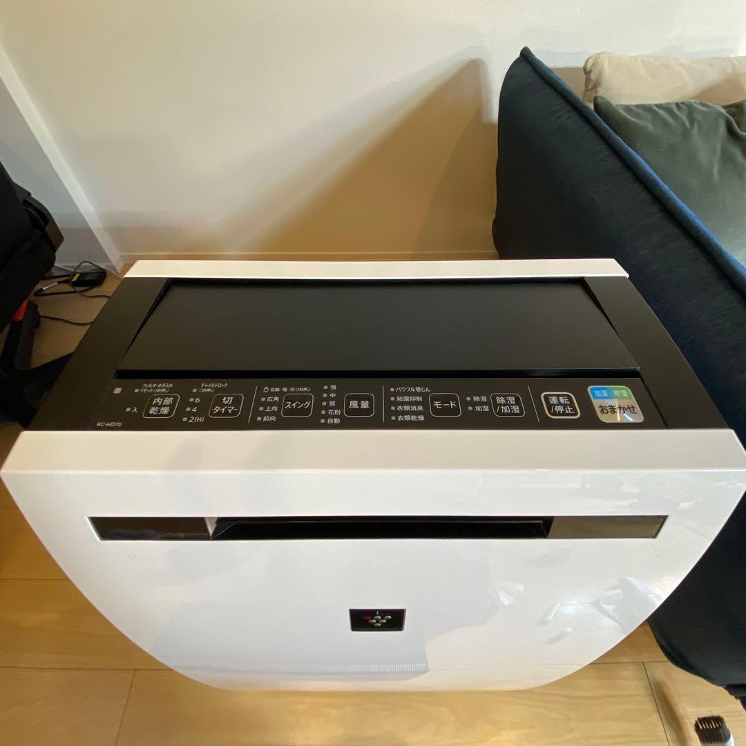 SHARP 空気清浄機　加湿　除湿　KC-HD70