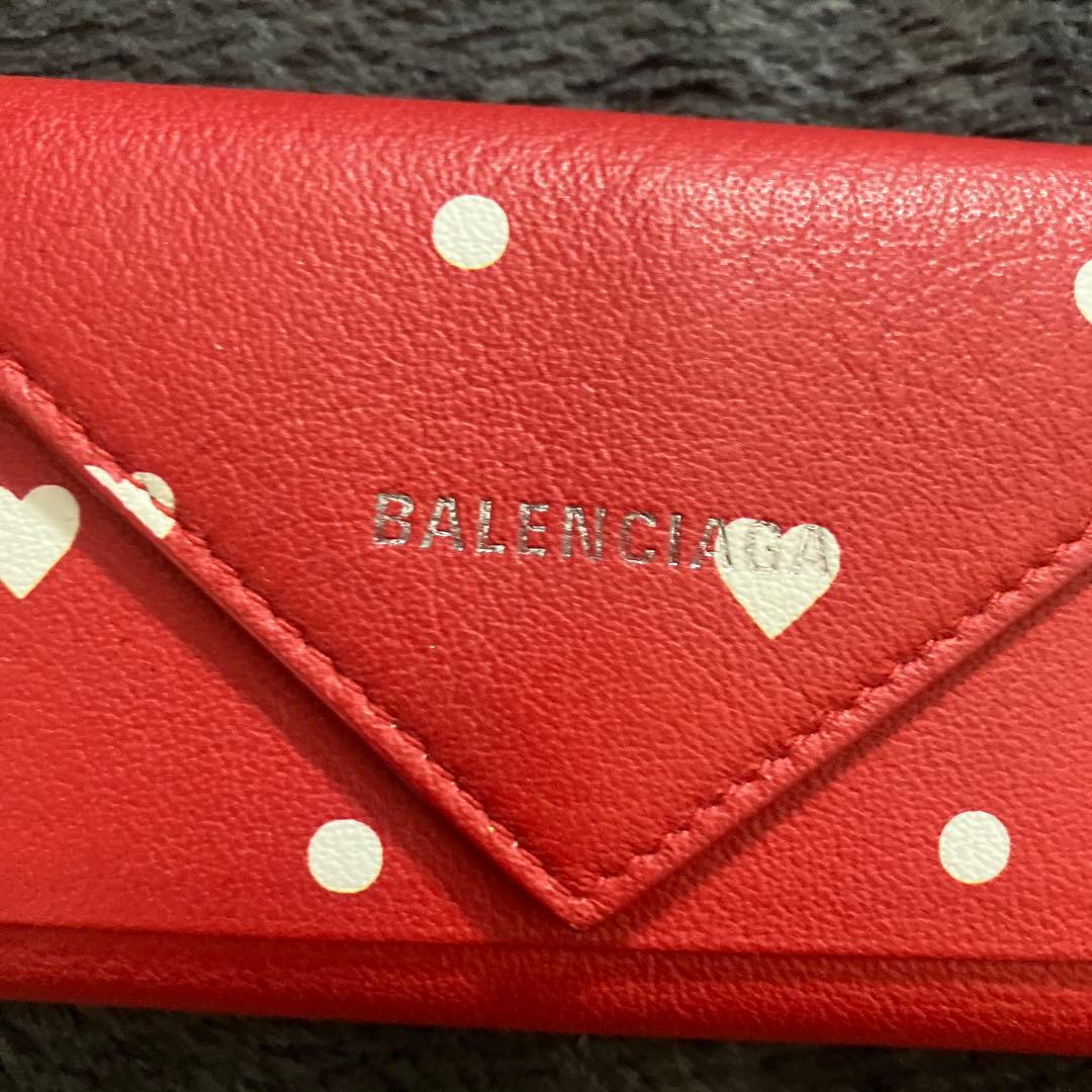 バレンシアガ　ハート　キーケース　キーリング　キーホルダー　ストラップ　財布