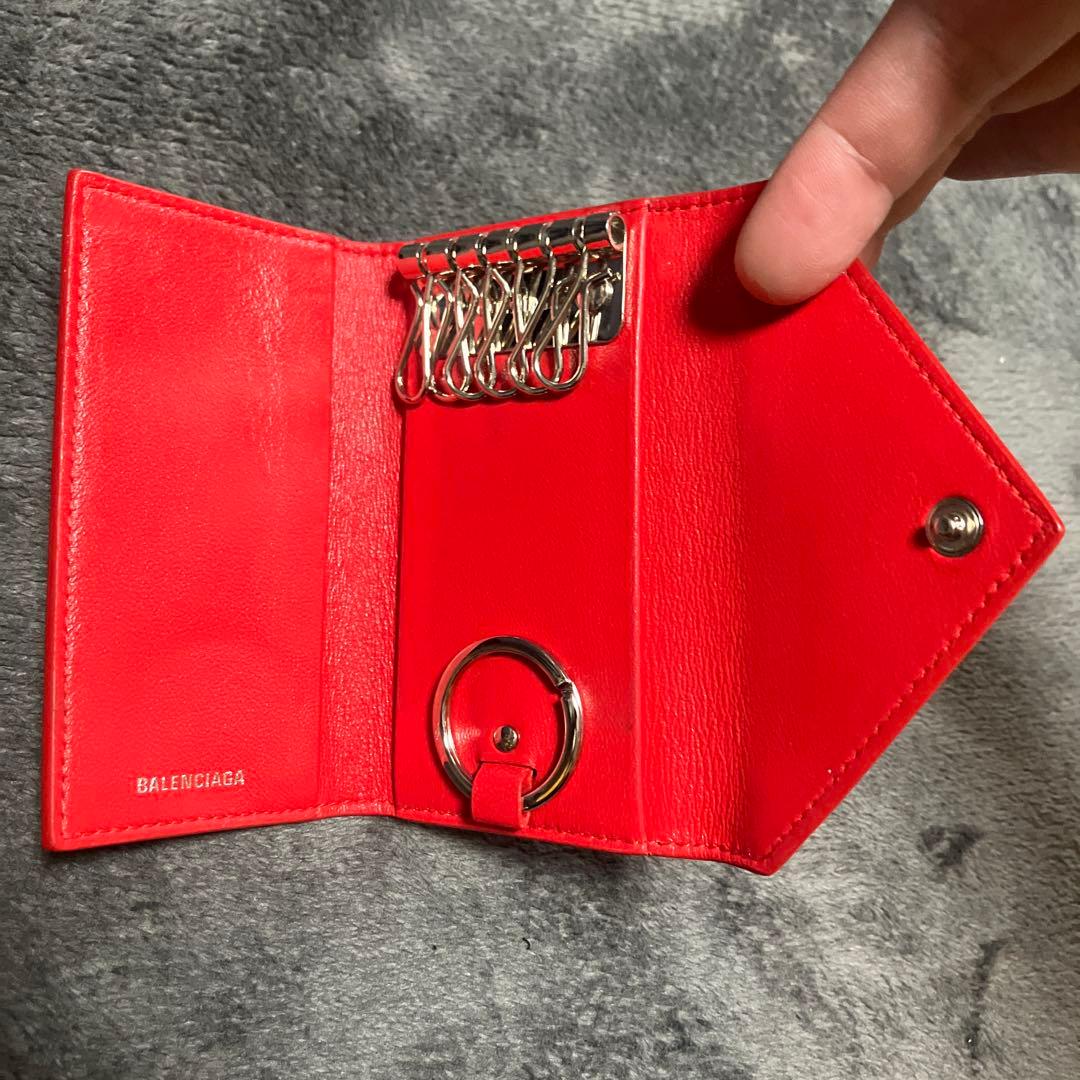 バレンシアガ　ハート　キーケース　キーリング　キーホルダー　ストラップ　財布