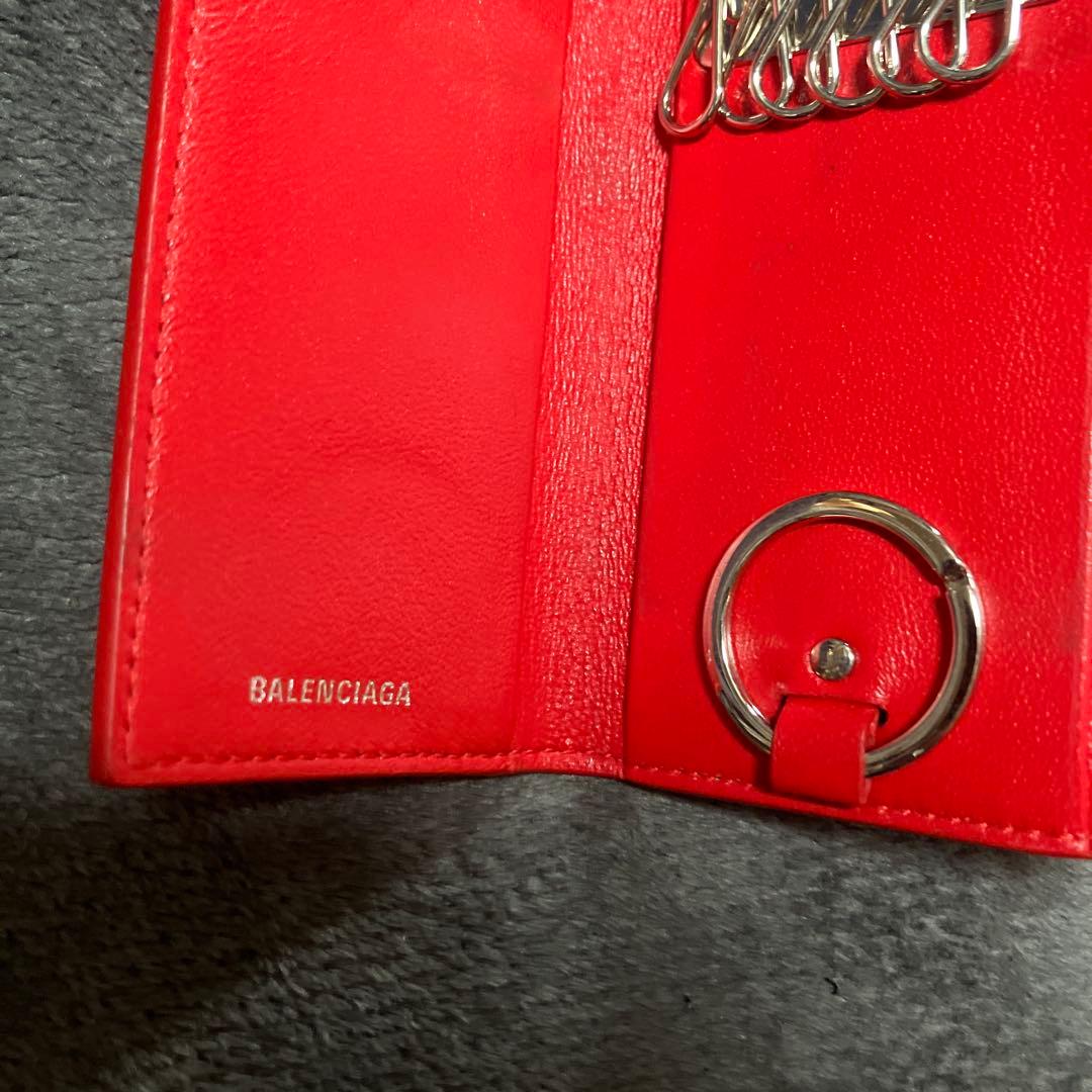 バレンシアガ　ハート　キーケース　キーリング　キーホルダー　ストラップ　財布