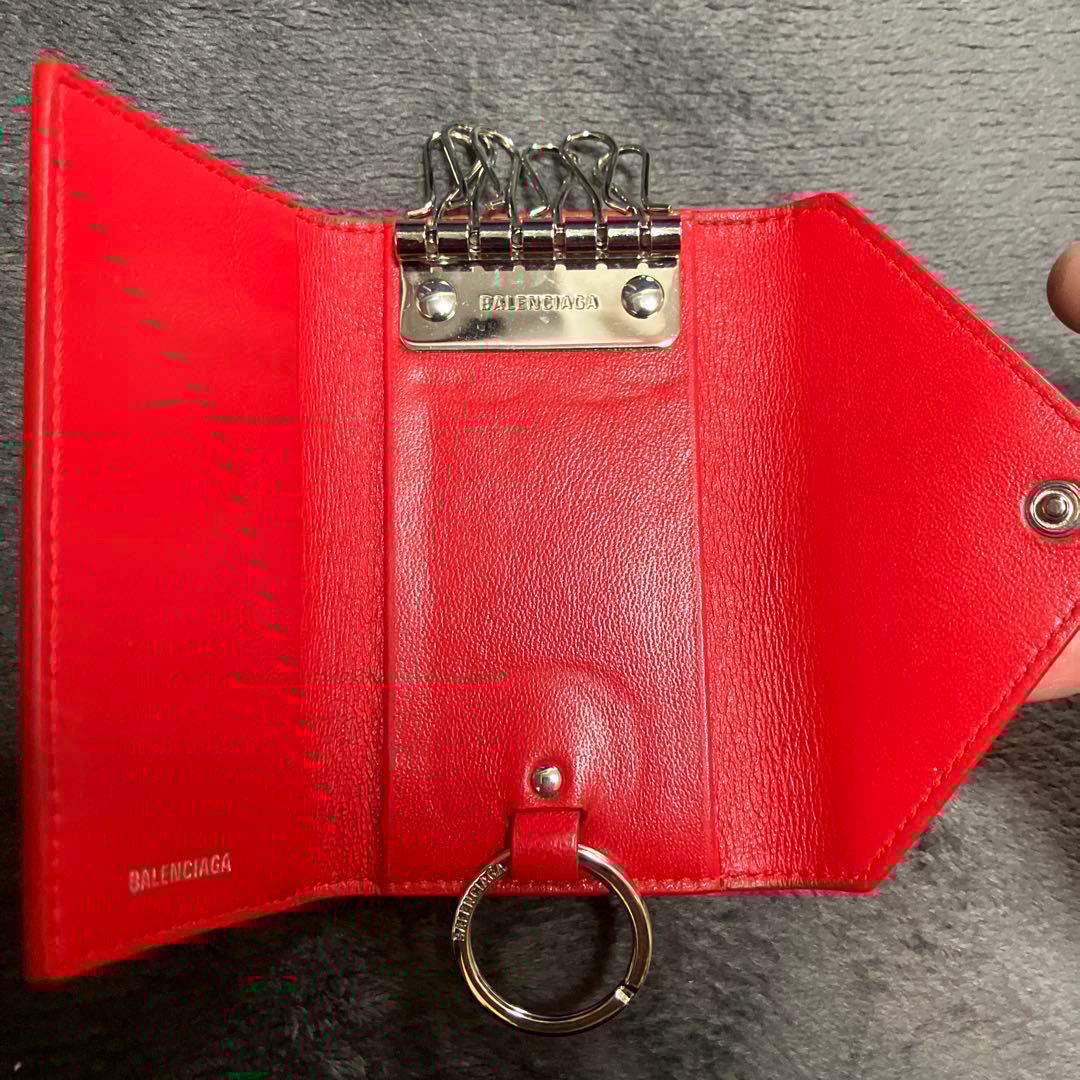 バレンシアガ　ハート　キーケース　キーリング　キーホルダー　ストラップ　財布