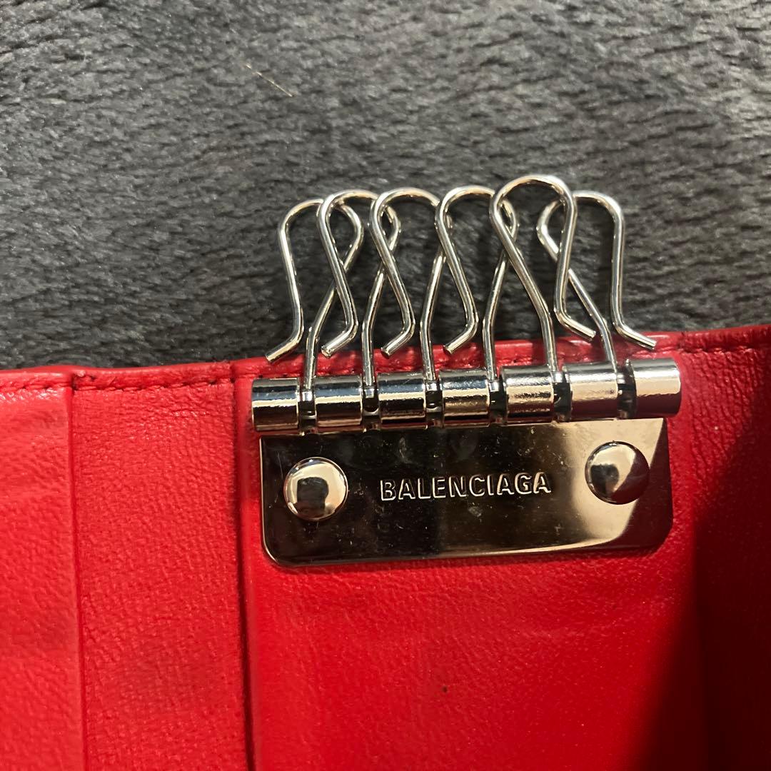 バレンシアガ　ハート　キーケース　キーリング　キーホルダー　ストラップ　財布