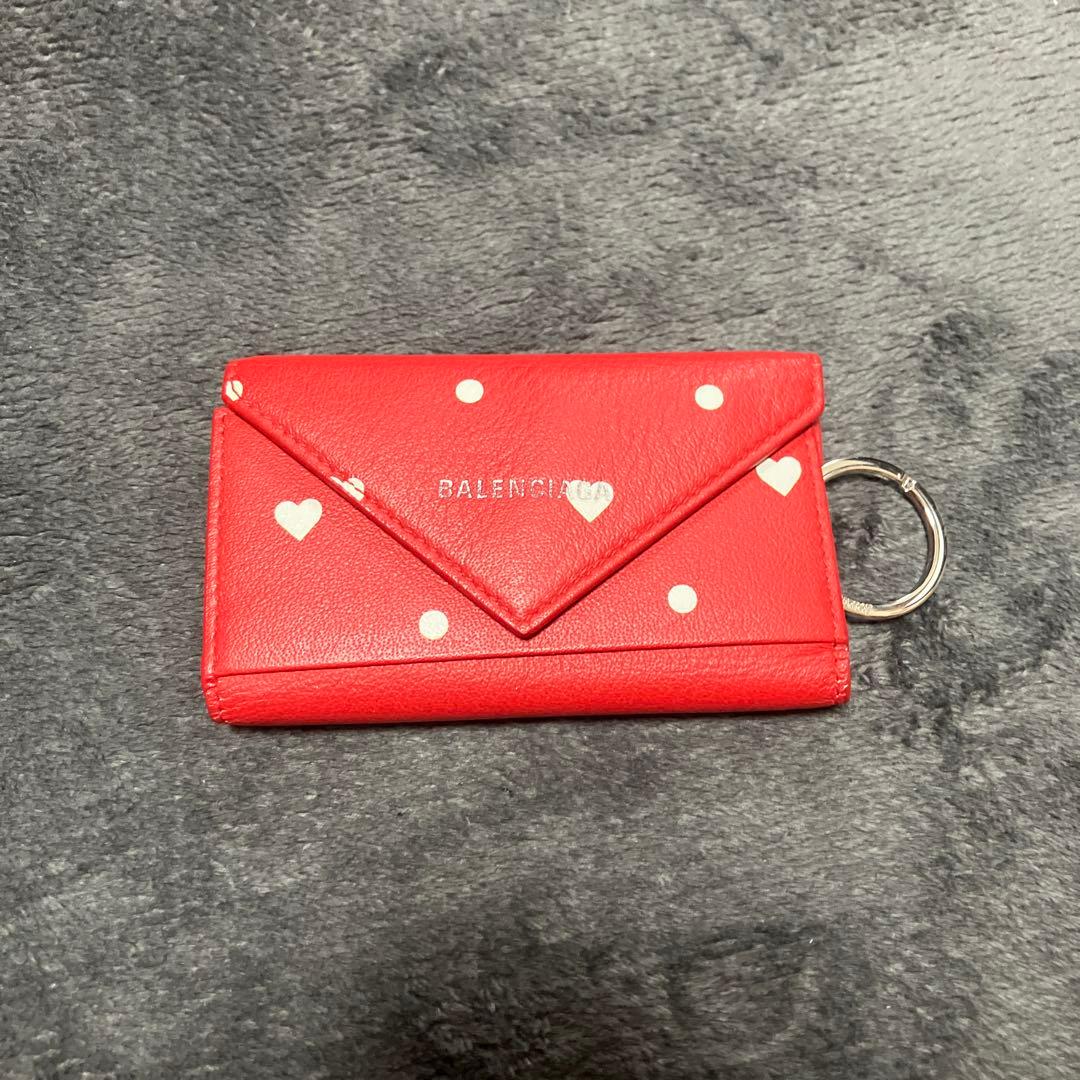 バレンシアガ　ハート　キーケース　キーリング　キーホルダー　ストラップ　財布