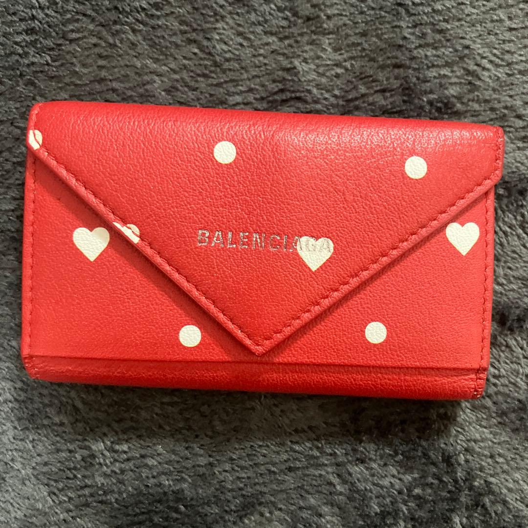 バレンシアガ　ハート　キーケース　キーリング　キーホルダー　ストラップ　財布