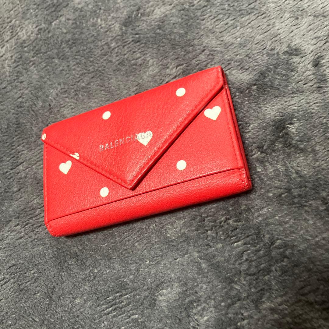 バレンシアガ　ハート　キーケース　キーリング　キーホルダー　ストラップ　財布