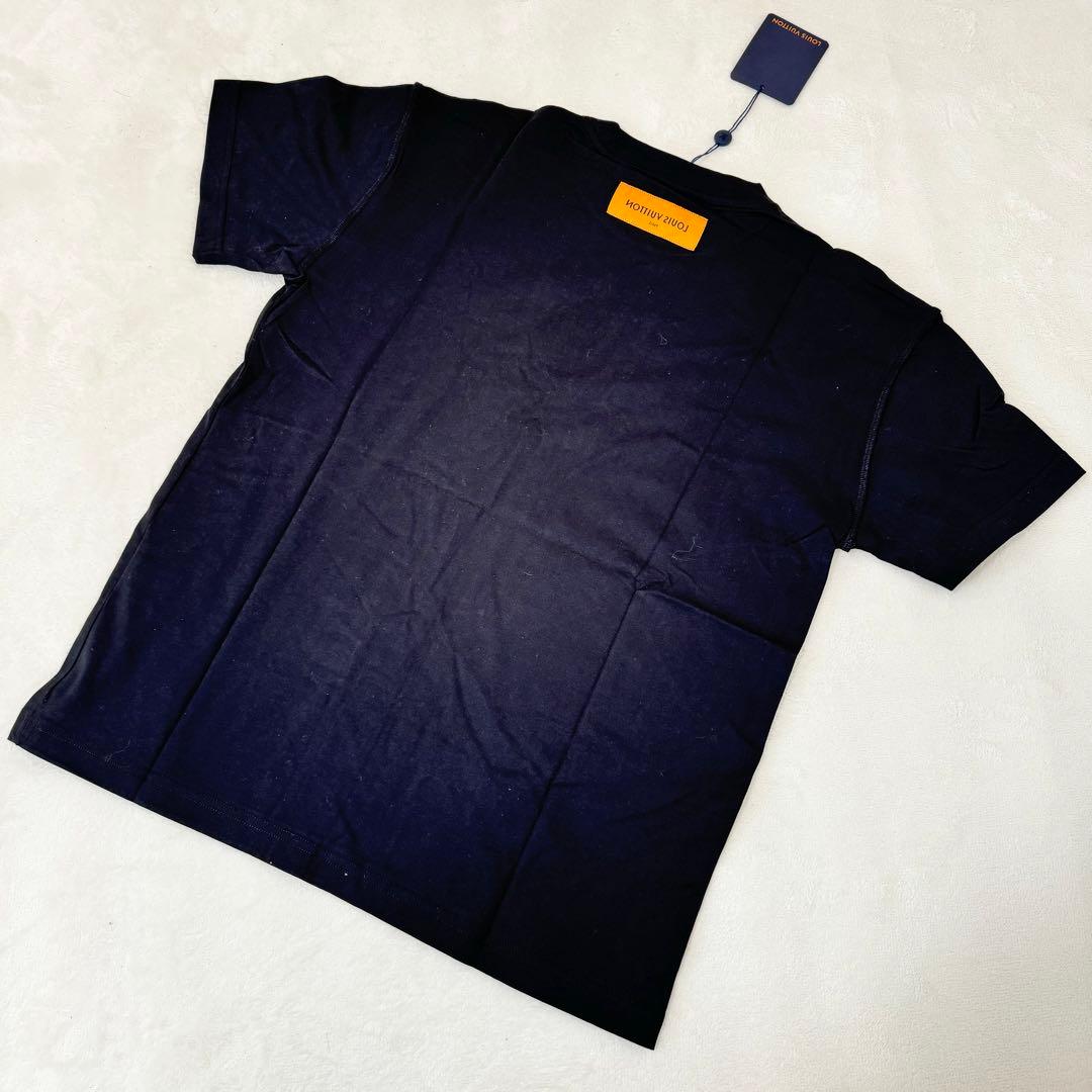 新品✨LOUIS VUITTON LIVEプリント　半袖　ブラック　Sサイズ