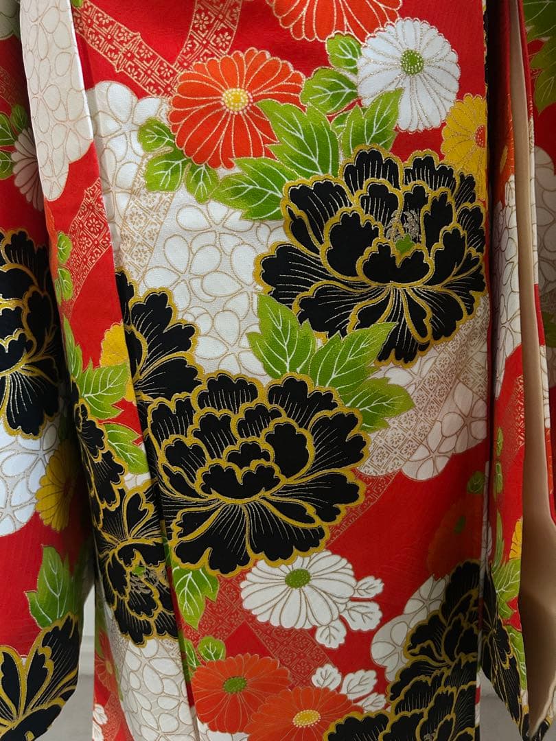 7歳　七五三　正絹着物　帯　帯揚げ　帯締め　しごき　セット