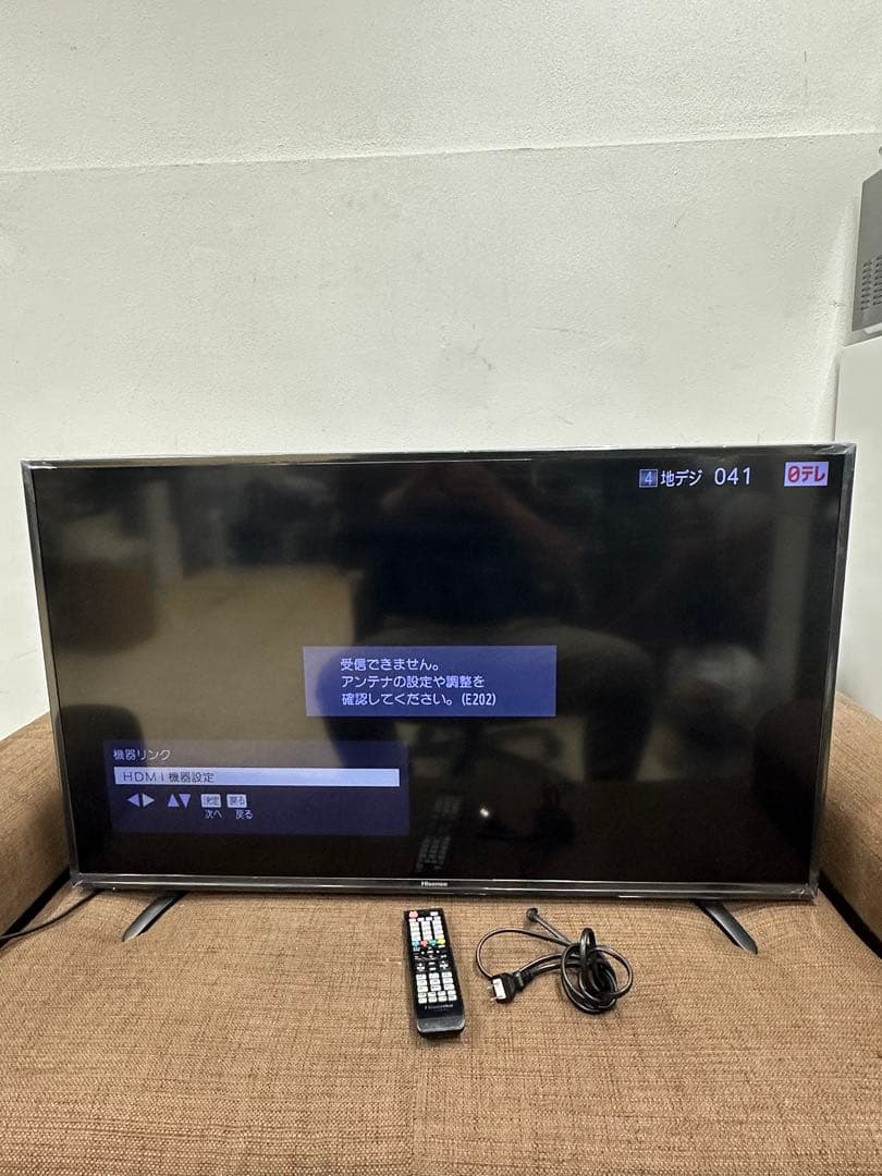 ⑤ Hisense 液晶テレビ　HJ43K3121 18年製