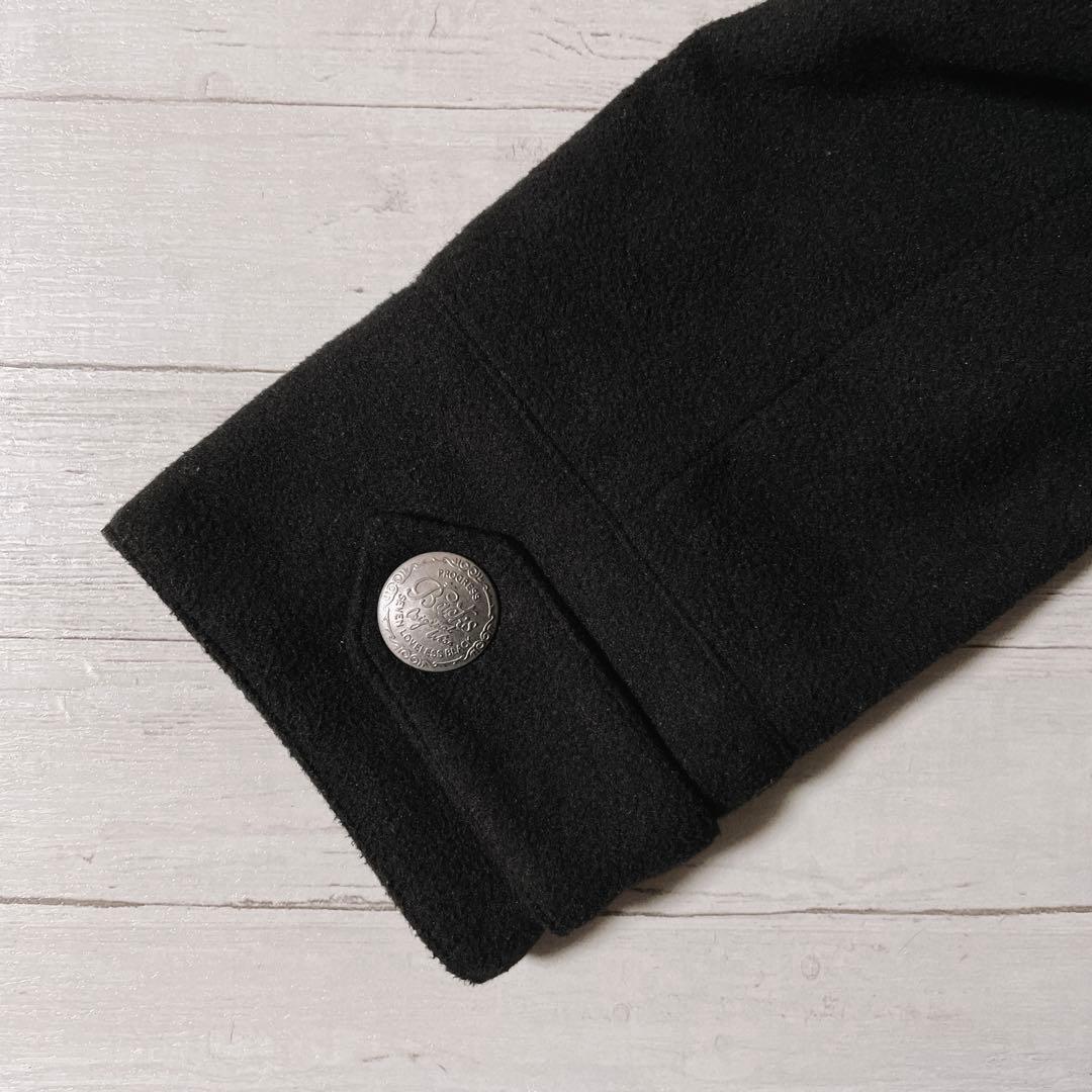 中綿 コート ジャケット 黒 平成ギャル y2k ダークコア パンク グランジ