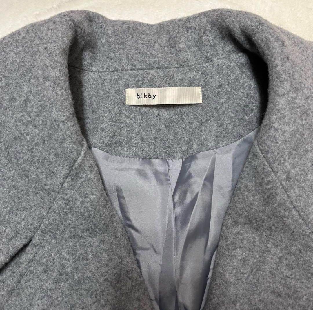 半額以下！BLACK BY MOUSSY big collar coat コート