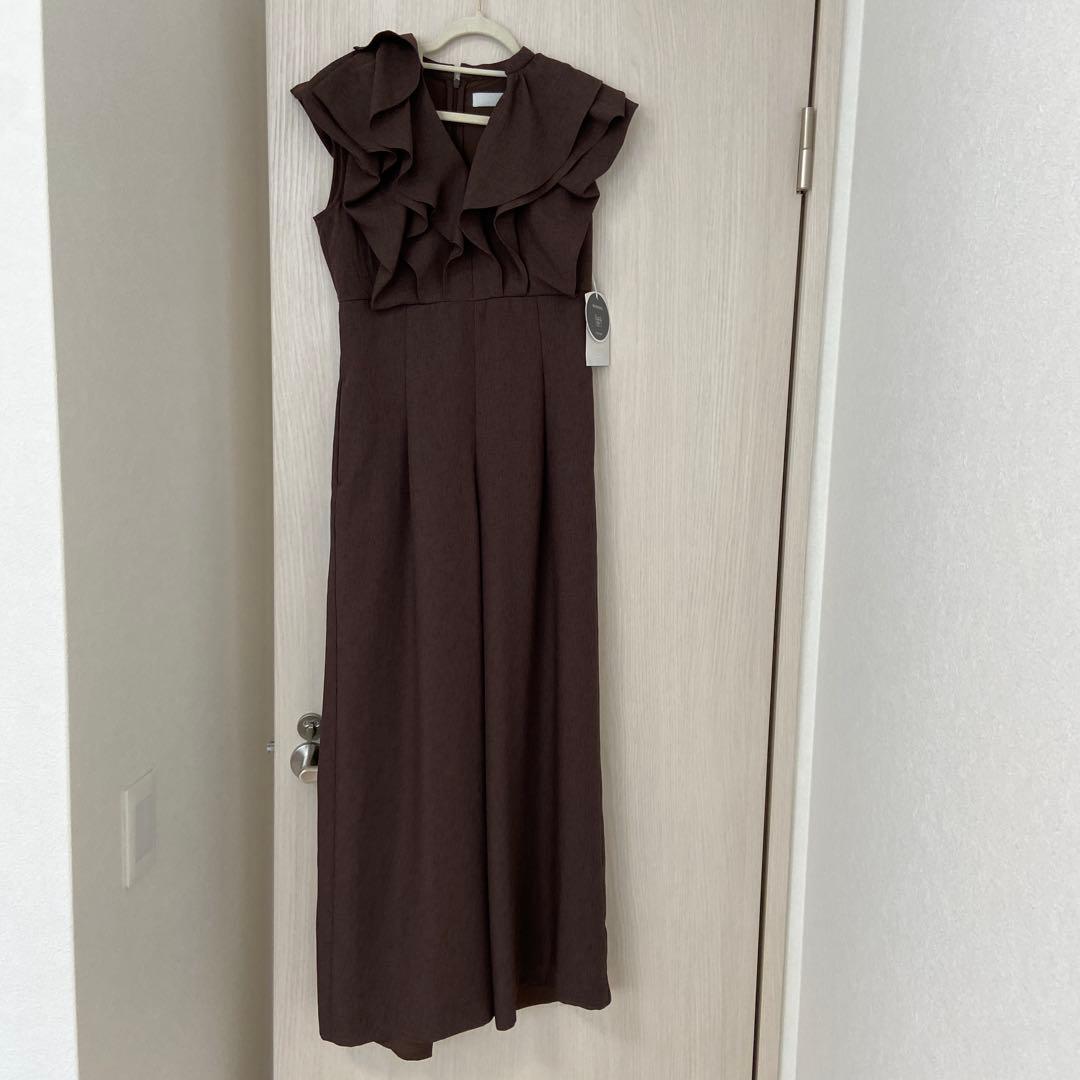 セルフォード最新作★ラッフルフリルロンパース★ブラウン茶色38未使用