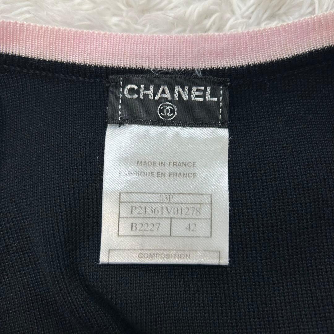 【美品】シャネル☆ココマークロゴパッチ入りTシャツ 希少デザイン 即完売注意