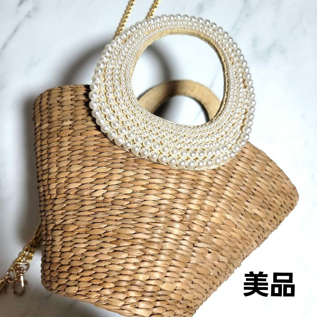 【完売品】ラブティックボンボン・かごバック・Sサイズ