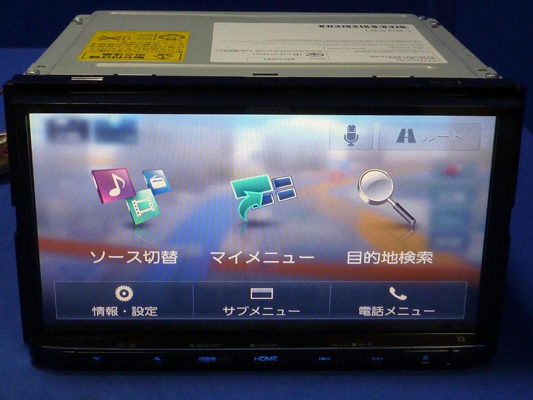 最新地図更新済MDV-S706 ハンズフリー通話 カーナビ本体セットDVD TV