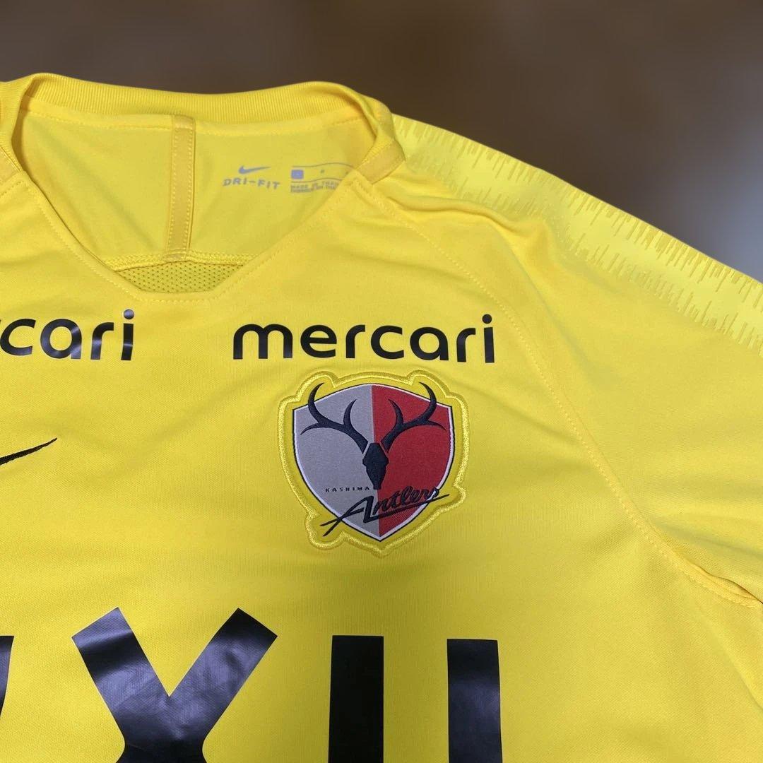 鹿島アントラーズ 支給品 ユニフォーム S 番号なし 黄色 イエロー 2019