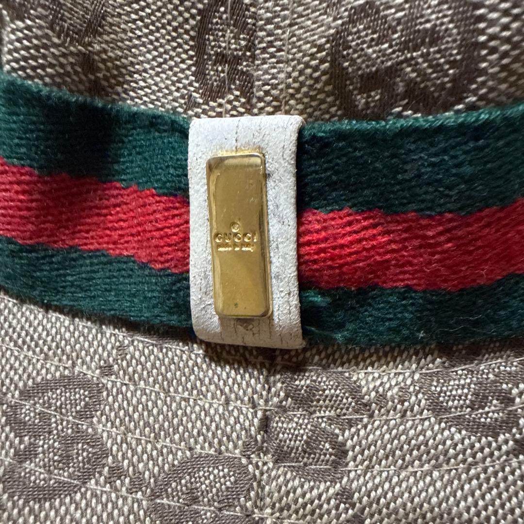 【GUCCI】GGパターン バケットハット L