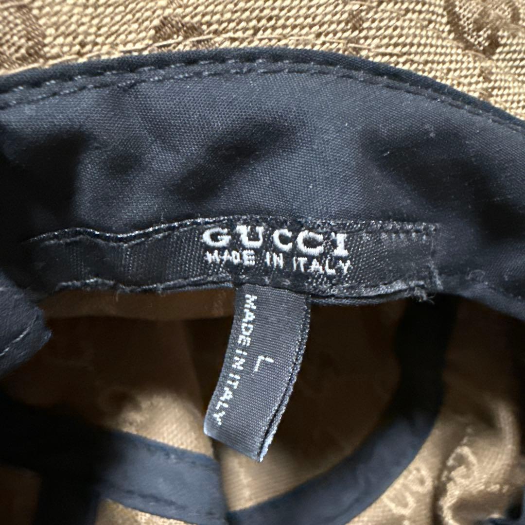 【GUCCI】GGパターン バケットハット L