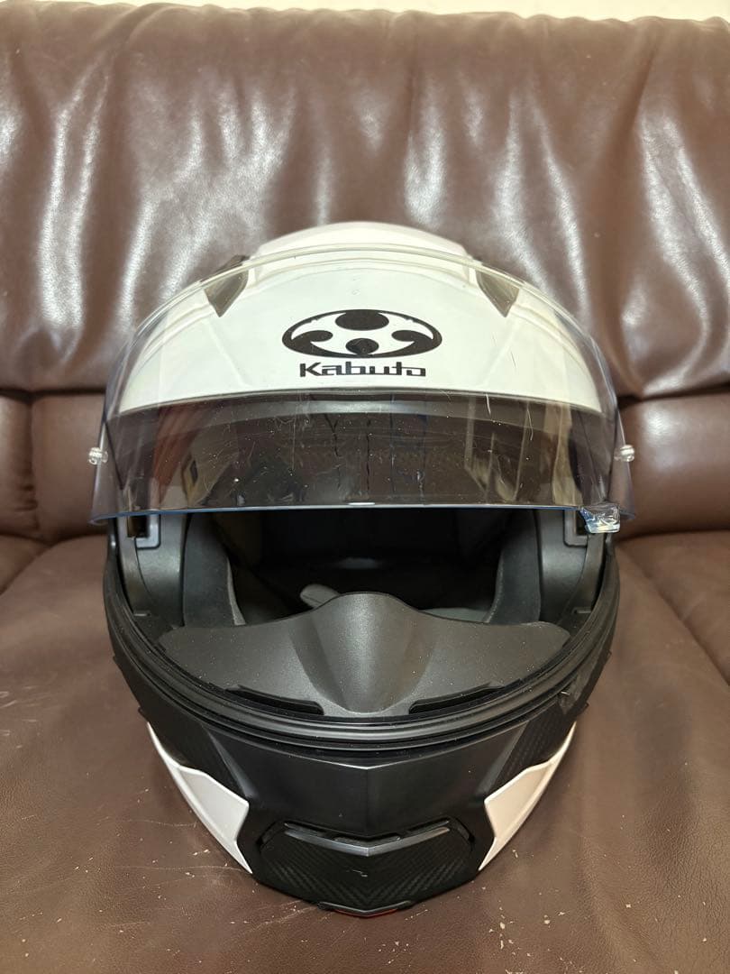 Kabuto RYUKI フルフェイスヘルメット ホワイト/ブラック