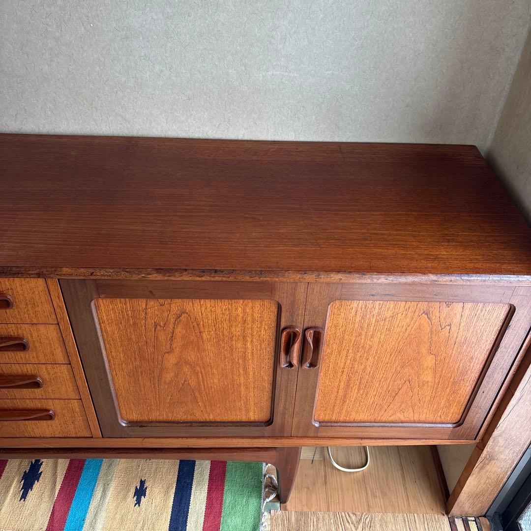 イギリス　ヴィンテージ　G-PLAN ロングサイドポート チーク材