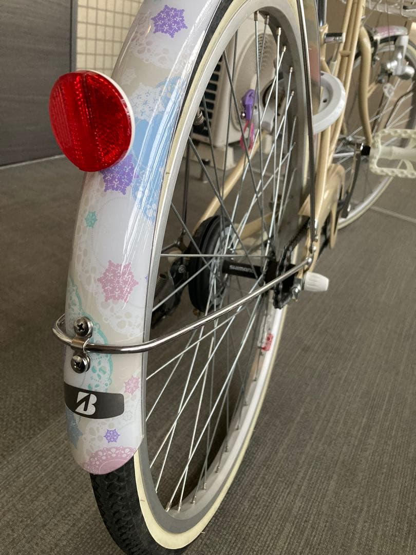 リコリーナ　シティサイクル ベージュ 24インチ