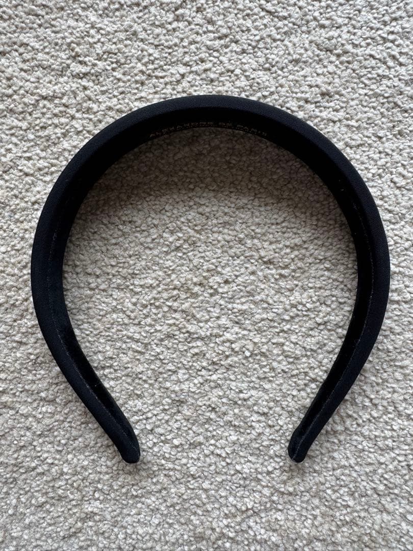 Alexandre de Paris ブラックヘアバンド