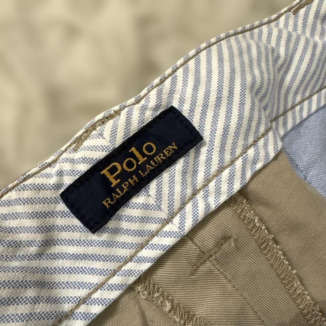 極美品！ポロ ラルフローレン リペア加工 クラッシュ チノパン ボトム パンツ