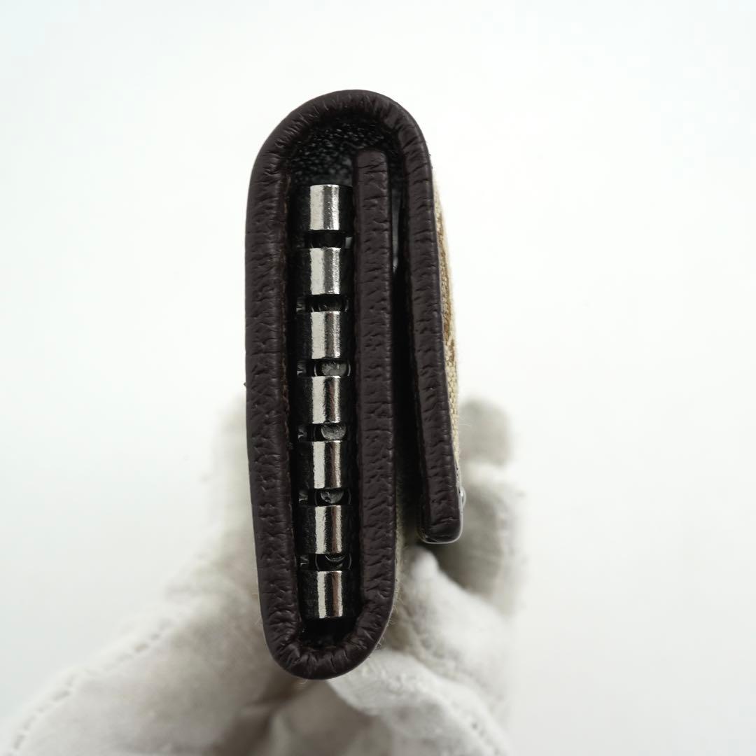 ✨未使用展示品・箱付き✨　GUCCI キーケース　キーリング　GGライン シマ