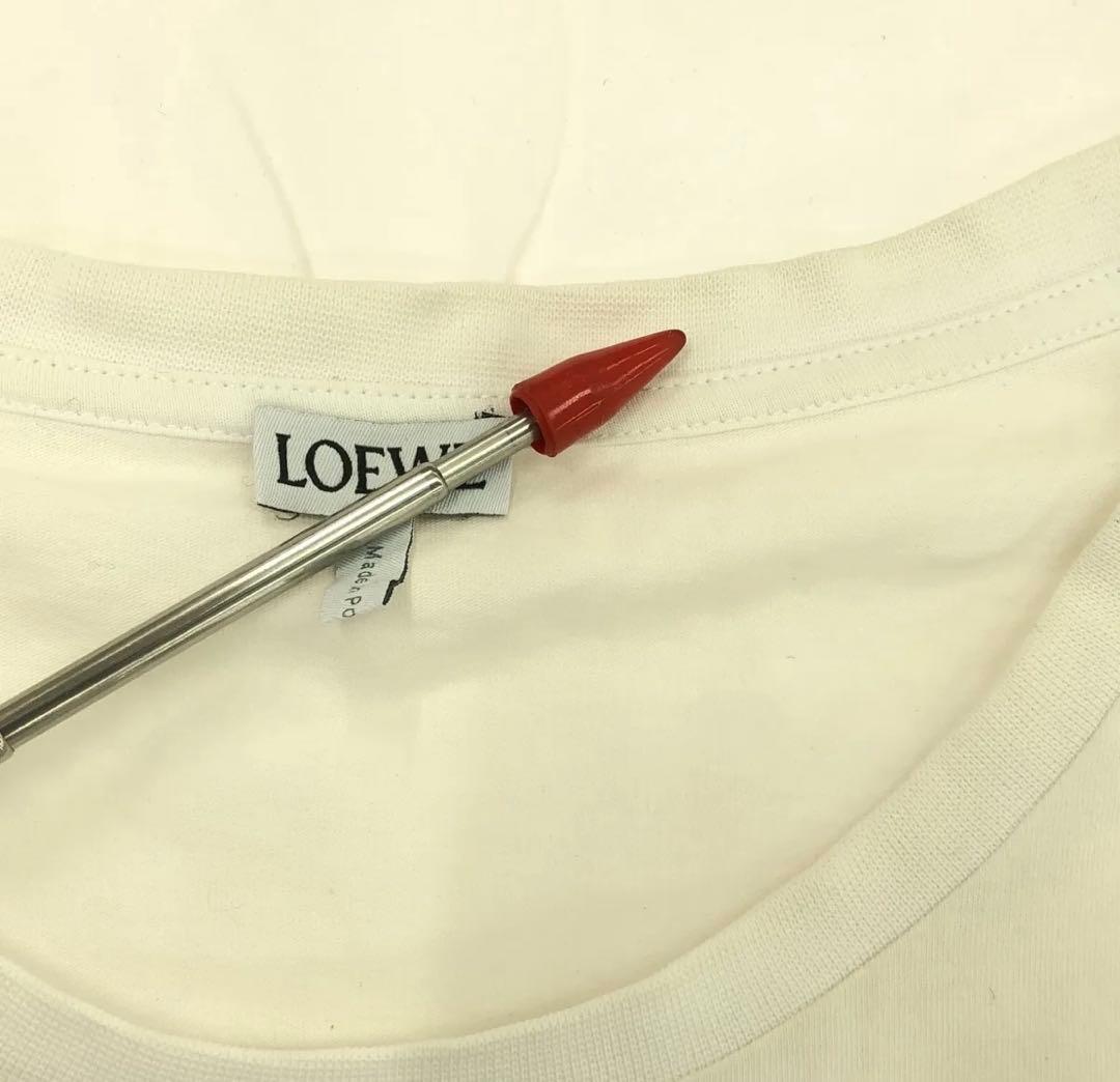 LOEWE ホワイト Tシャツ　L
