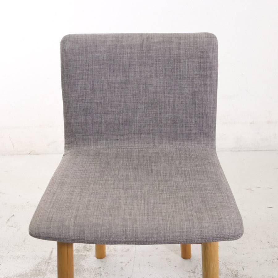 2の2イデー スティルト ダイニングチェア 肘無し グレー オーク材 北欧風2