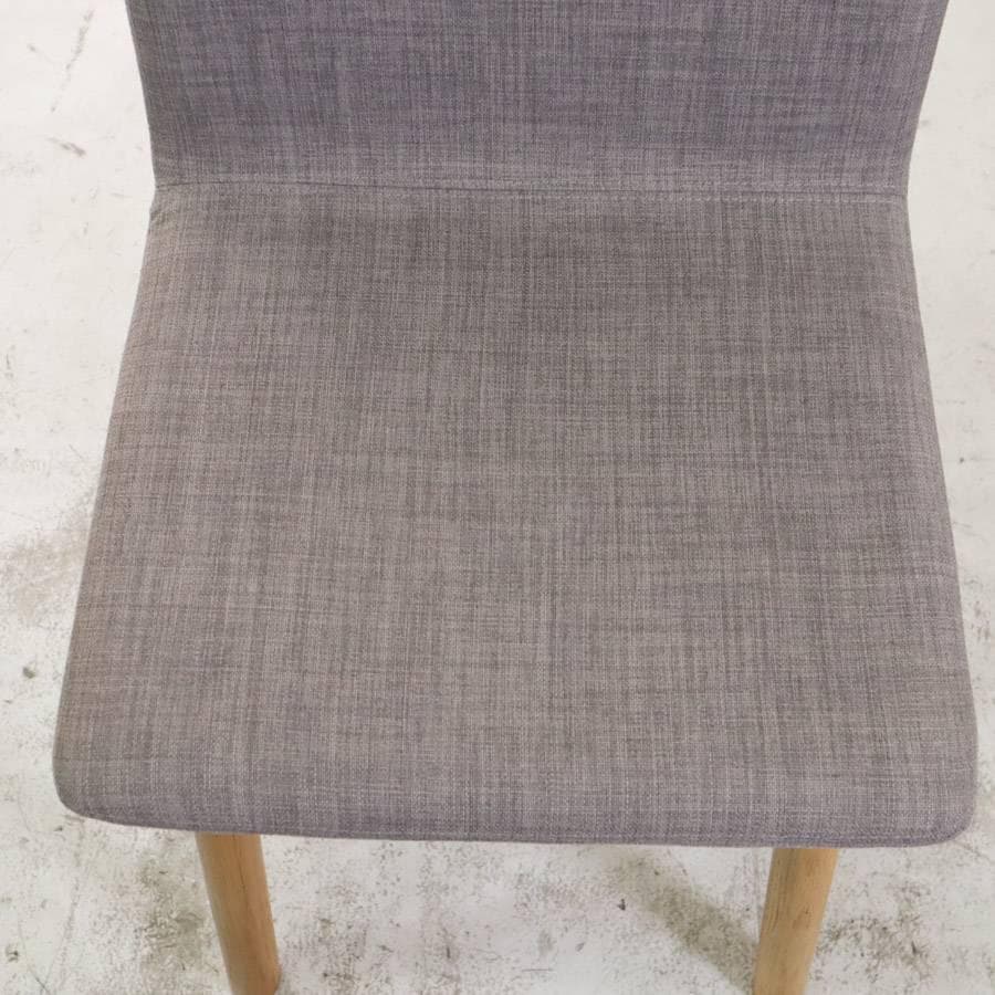 2の2イデー スティルト ダイニングチェア 肘無し グレー オーク材 北欧風2