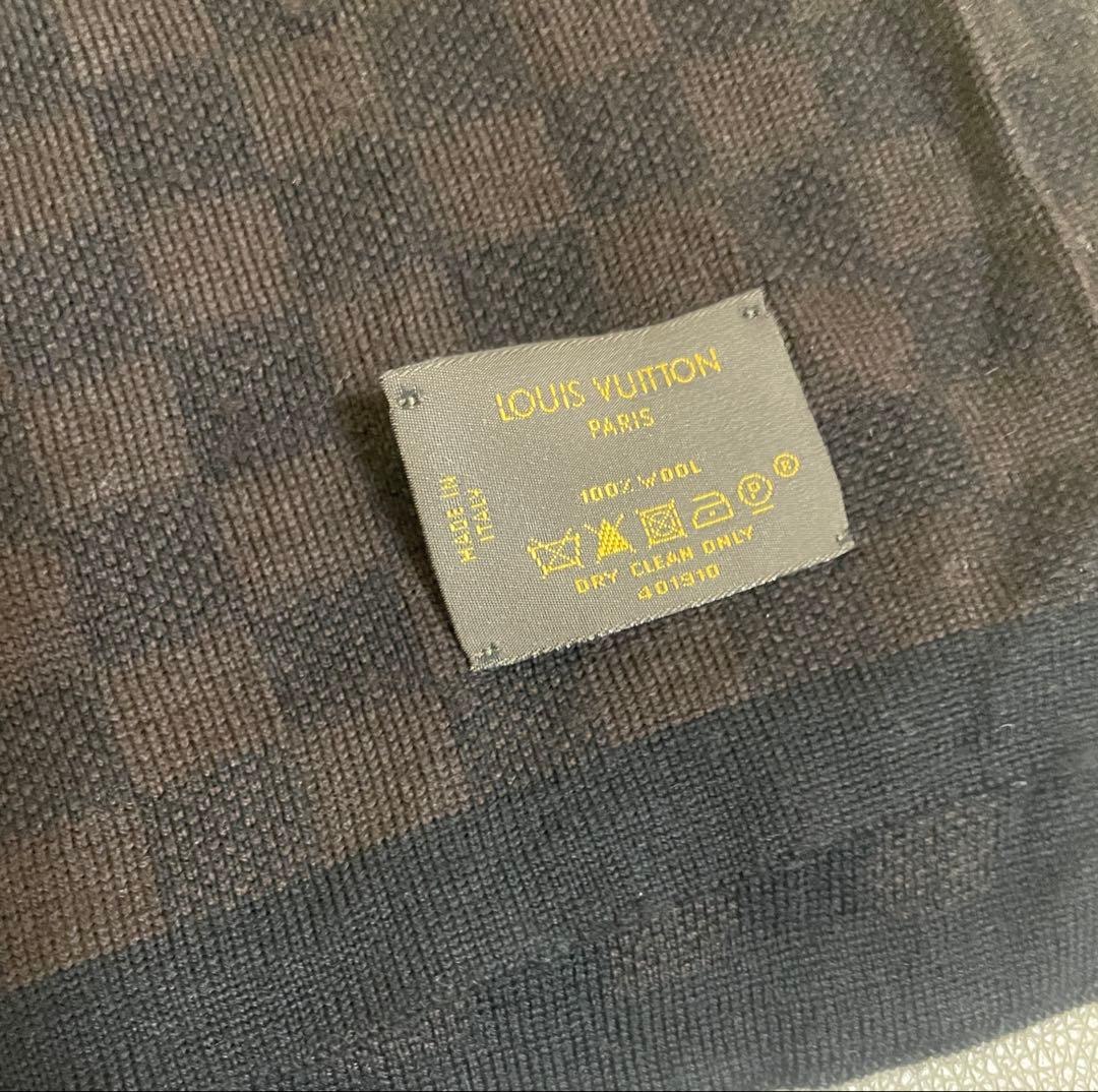 正規品　ルイ・ヴィトン　マフラー　ダミエ　ブラウン