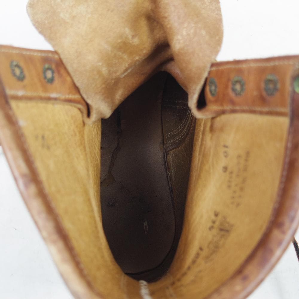 28cm Justin 編み上げブーツ ヴィンテージ ジャスティン　P4325