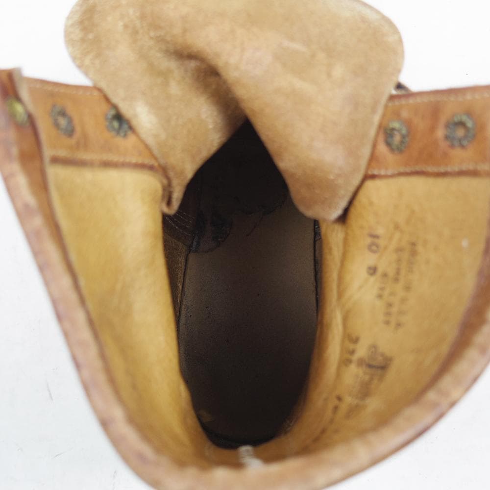 28cm Justin 編み上げブーツ ヴィンテージ ジャスティン　P4325