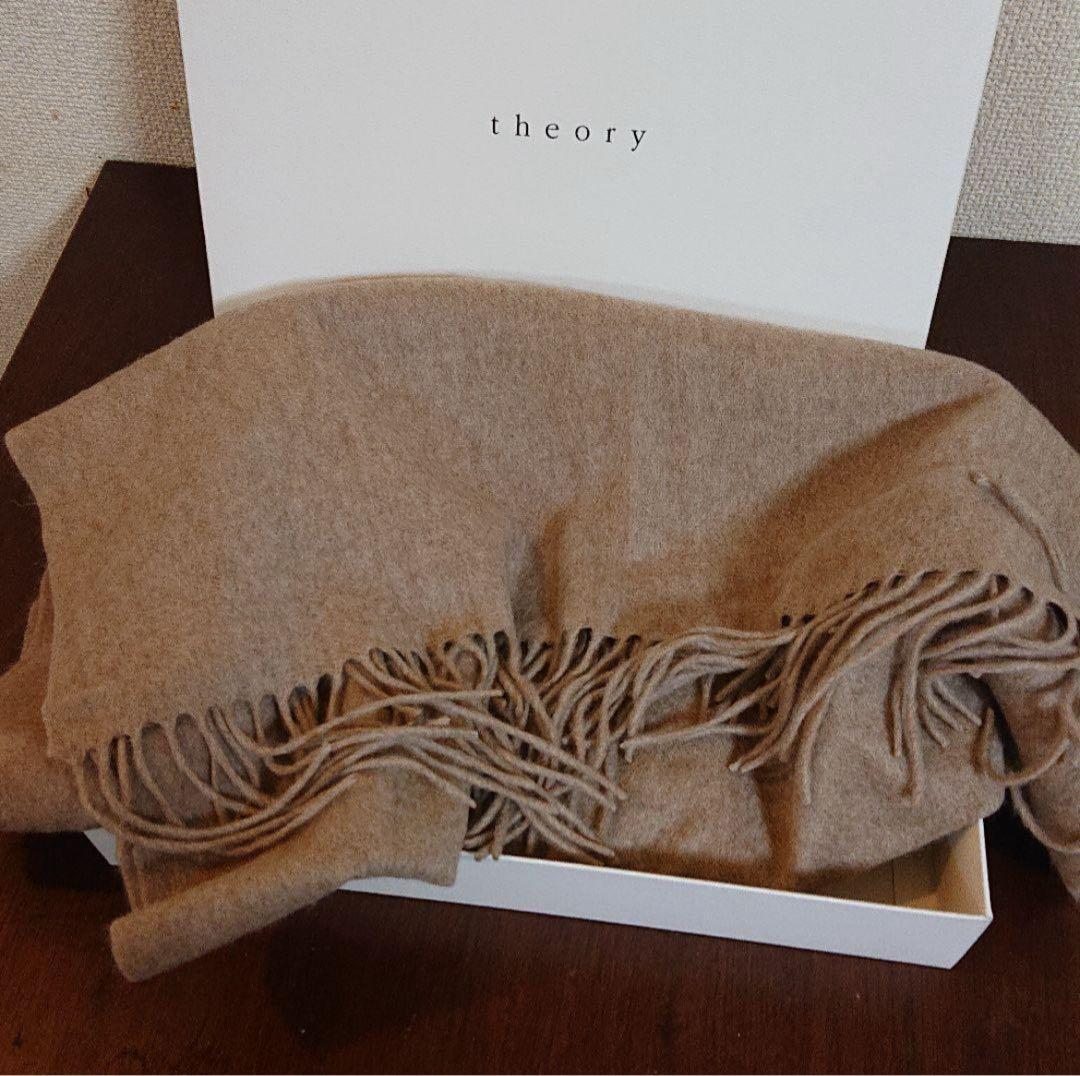 【新品未使用】セオリーtheory マフラー　ストール　カシミア