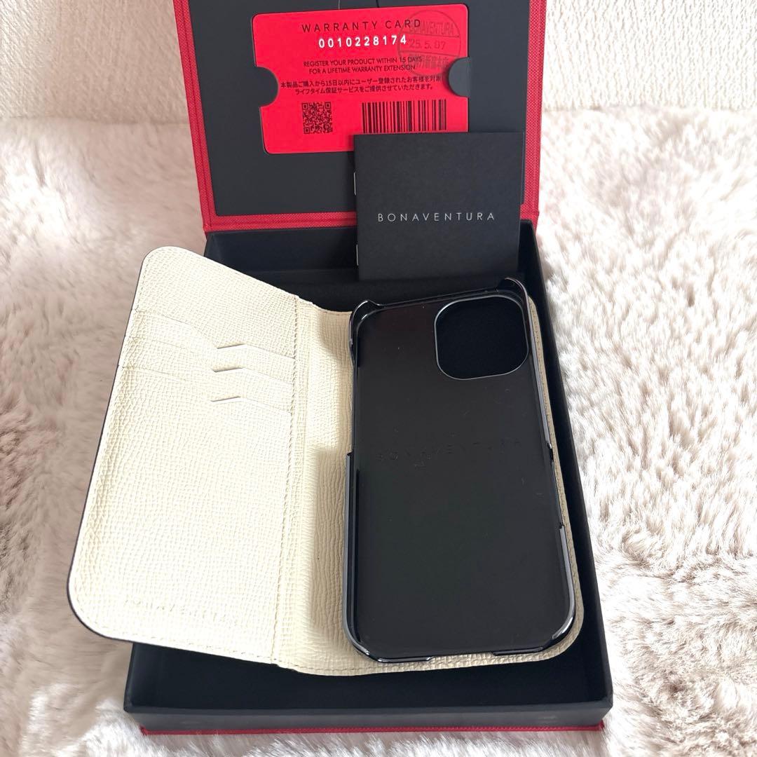 BONAVENTURA 手帳型 iPhone16ケース ピンク