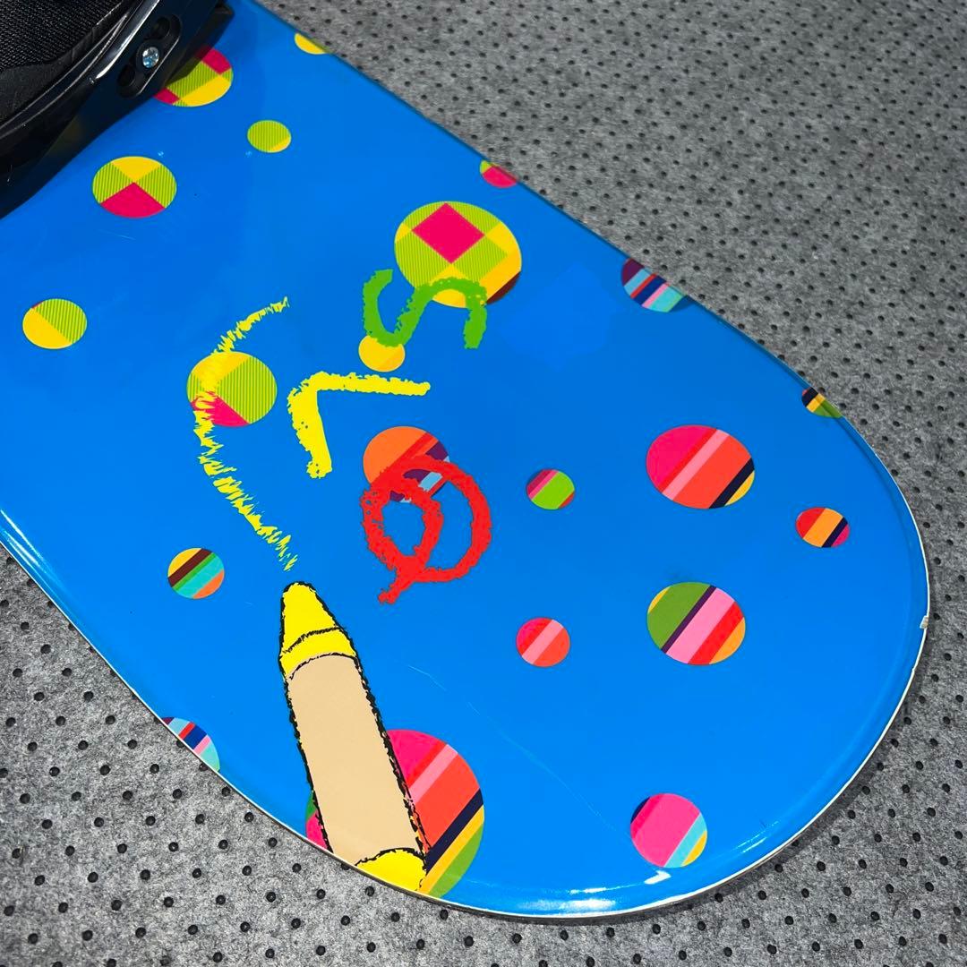 数回使用 キッズスノーボード SLQ 130cm＋バイン＋レースブーツ