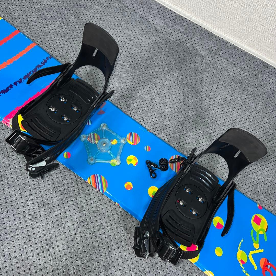 数回使用 キッズスノーボード SLQ 130cm＋バイン＋レースブーツ