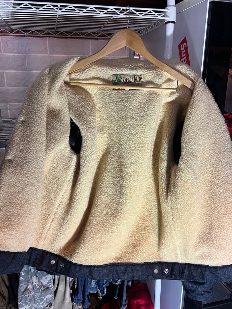 断捨離　SUGARCANE 裏ボア　デニムジャケット　ＸＬ