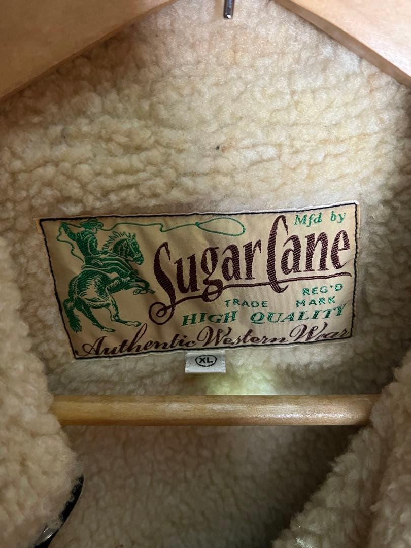 断捨離　SUGARCANE 裏ボア　デニムジャケット　ＸＬ