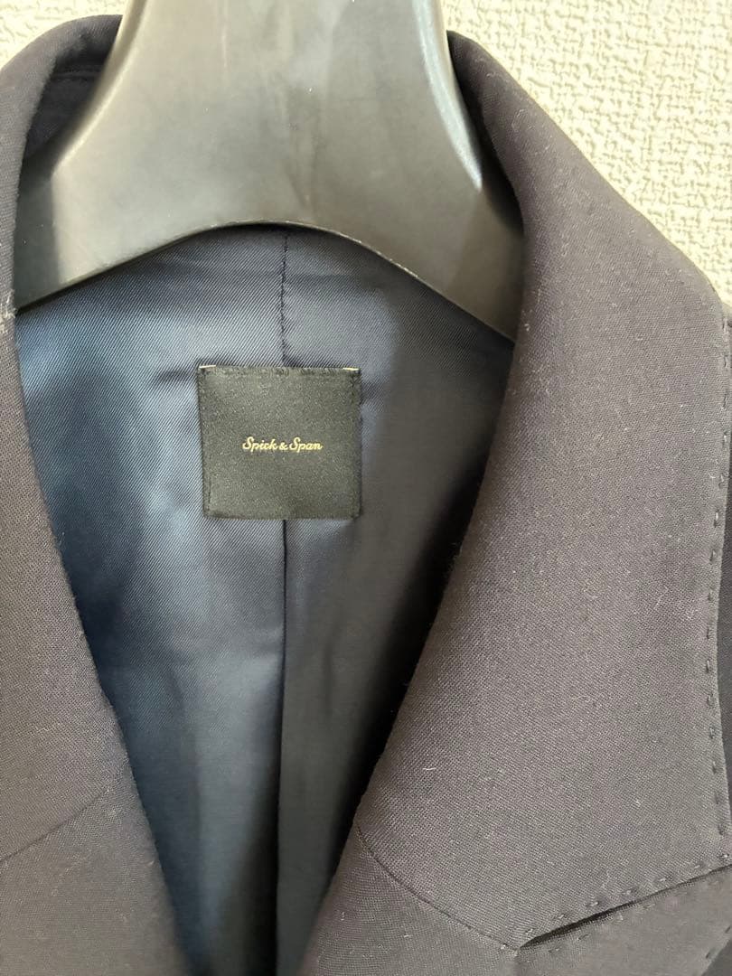 spick and span プレーンウィーブダブルブレストジャケット　36
