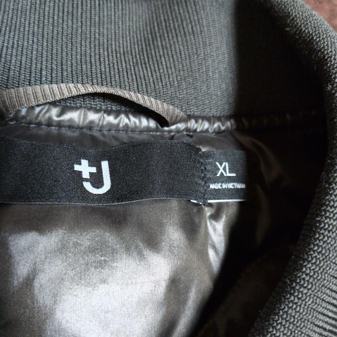 2026 復刻版ユニクロ＋JハイブリッドダウンオーバーサイズMA-1 グレーXL