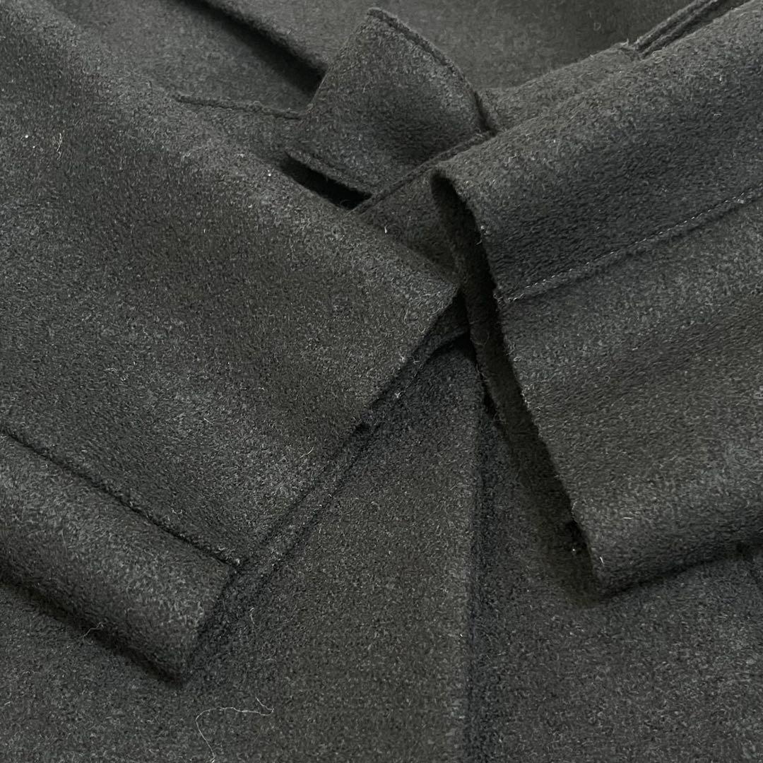 Moessmer for 23区　ダブル　チェスターコート　ベルト　ネイビー