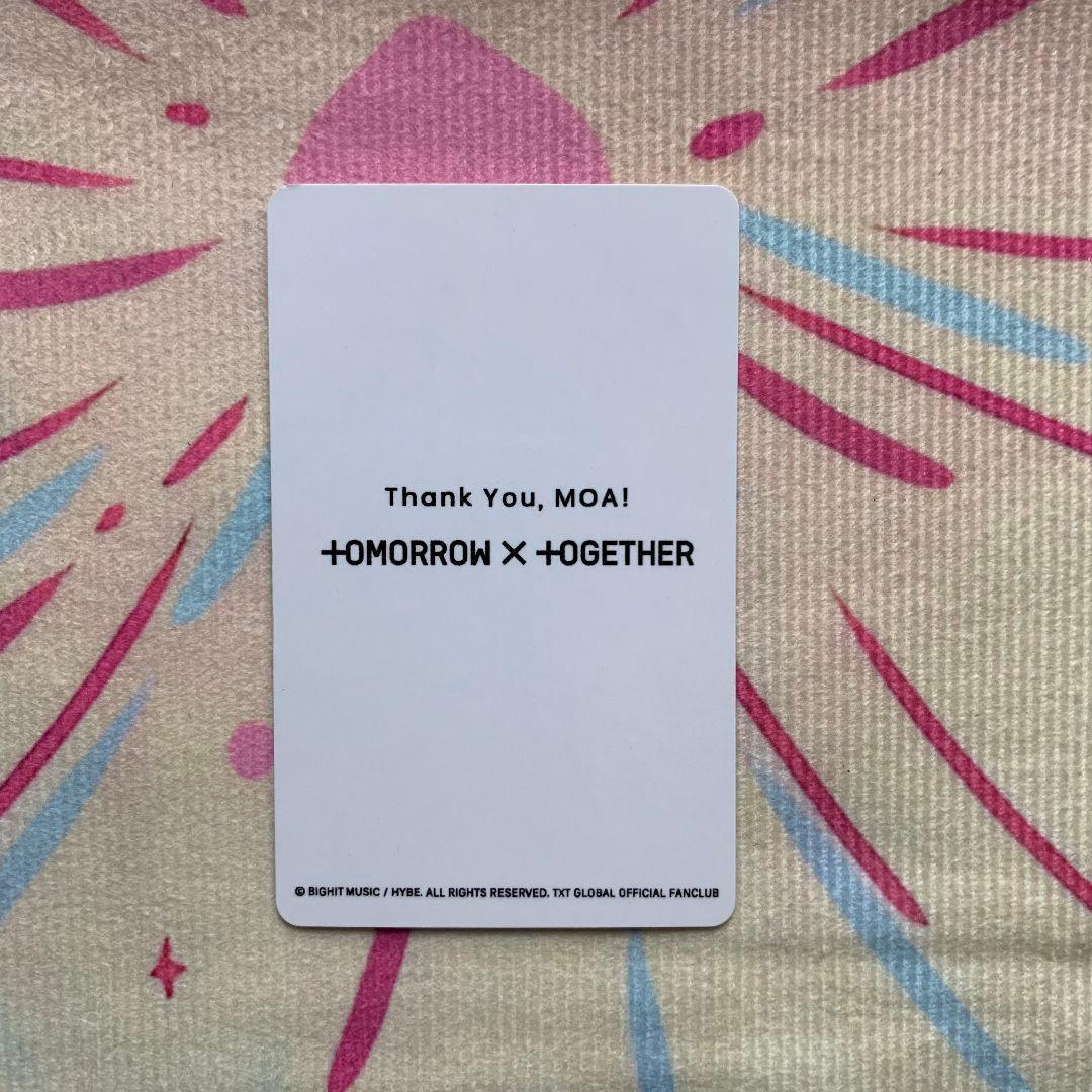 TXT スビン 紹介特典 FC ファンクラブ 新規入会 トレカ