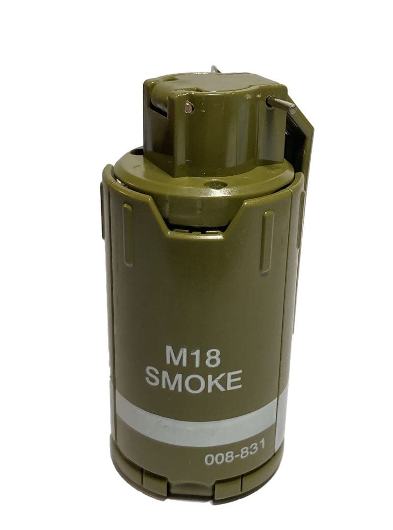 M18スモークグレネードスプリング式 手榴弾 サバゲー [6mm BB弾対応]