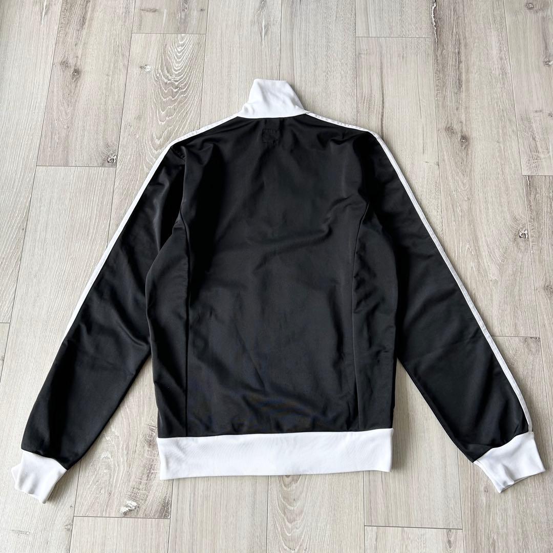 adidas アディダス トラックジャケット ジャージ 黒白 S 襟高
